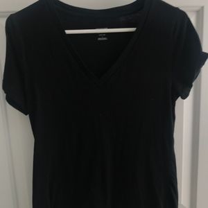 Black V-Neck T-Shirt